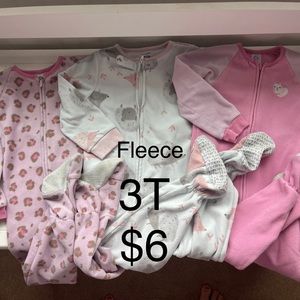 Fleece onesies